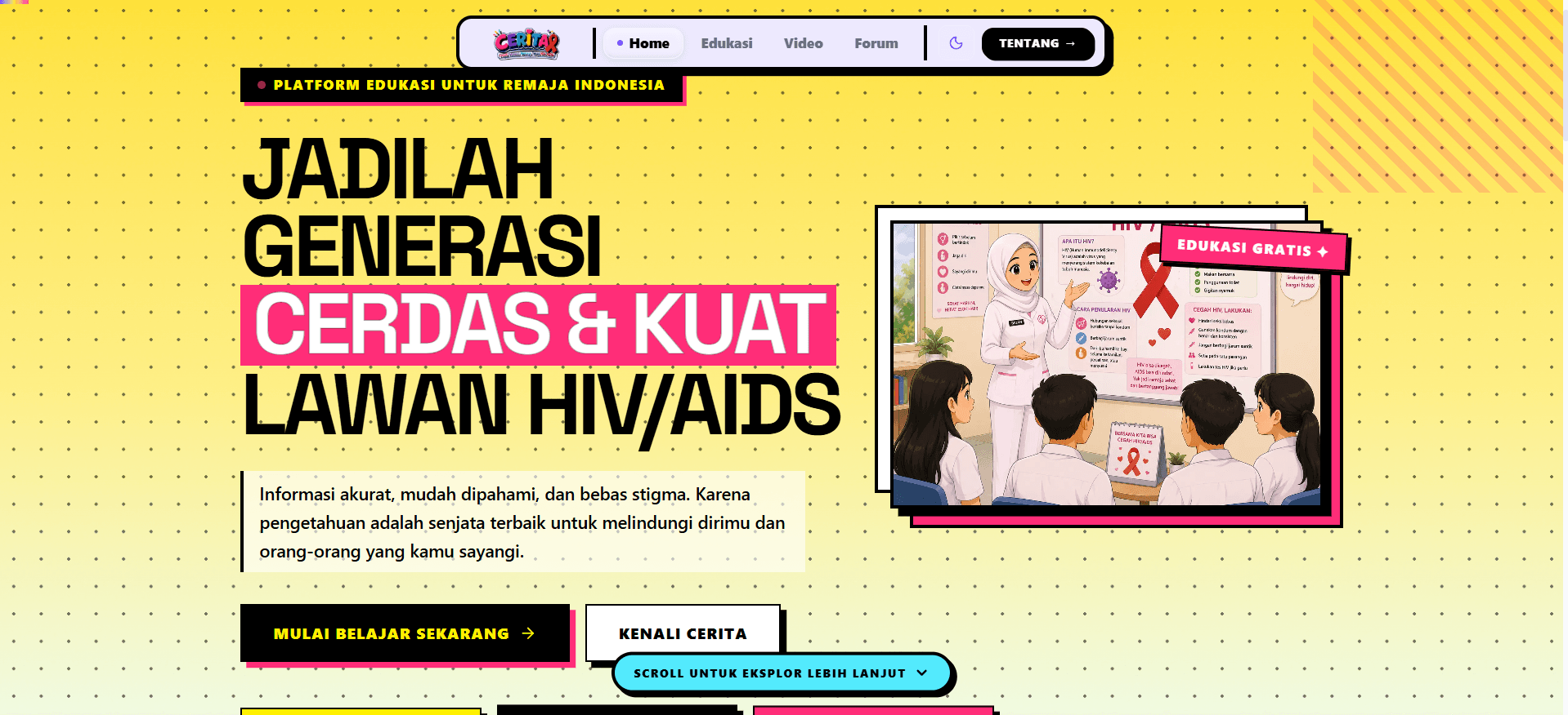 CERITA screenshot